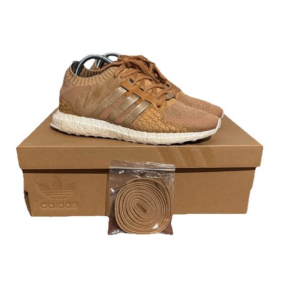 Adidas EQT Support Ultra Primeknit Pusha T Brown Paper Bag Sneakers Men\'s Size 8 main image 9